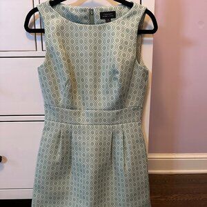 NWOT Tahari Green and White Dress